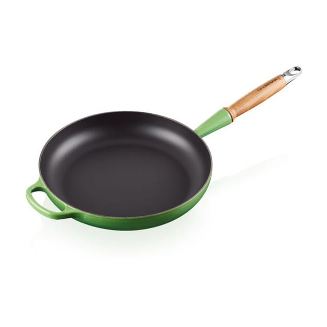 Le Creuset Signature frying pan wooden handle 28 cm, Bamboo Green Le Creuset