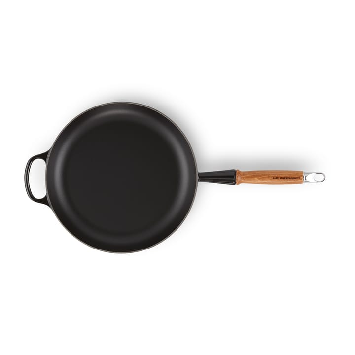 Le Creuset Signature frying pan wooden handle 28 cm, Black Onyx Le Creuset