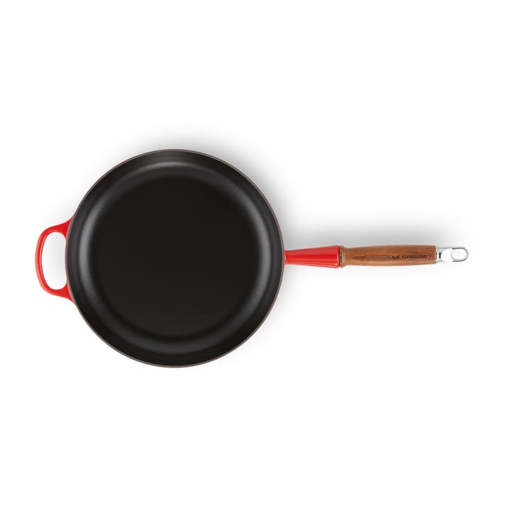 Le Creuset Signature frying pan wooden handle 28 cm, Cerise Le Creuset