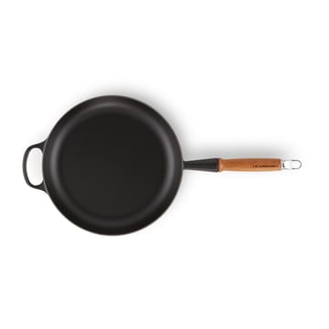 Le Creuset Signature frying pan wooden handle 28 cm - Matte Black - Le Creuset