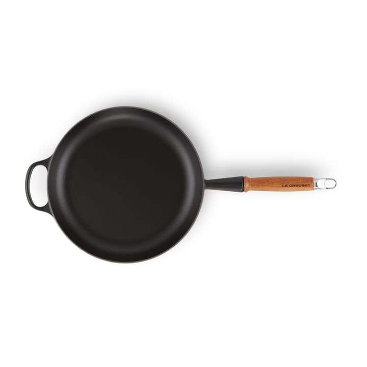 Le Creuset Signature frying pan wooden handle 28 cm, Matte Black Le Creuset