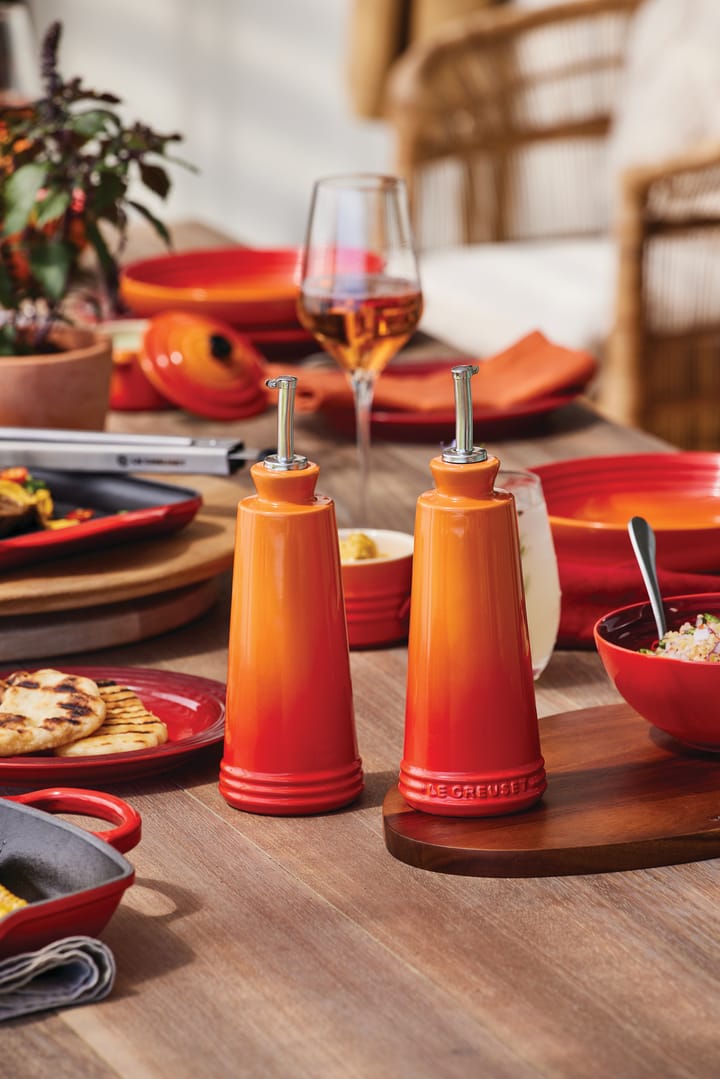 Le Creuset Signature oil & vinegar set, Volcanic Le Creuset