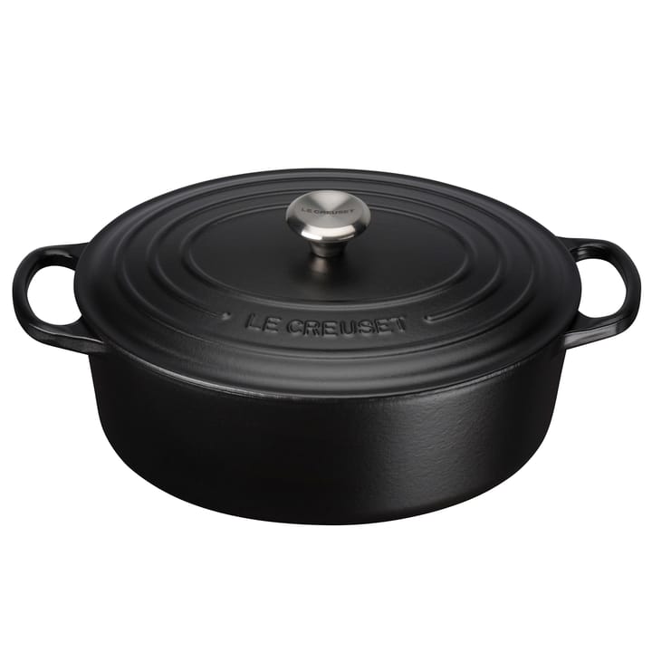 Le Creuset Signature oval casserole 4.1 l - Matte Black - Le Creuset