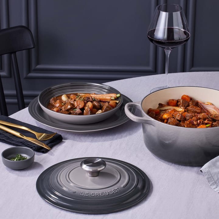 Le Creuset Signature pasta plate 22 cm, Flint Le Creuset