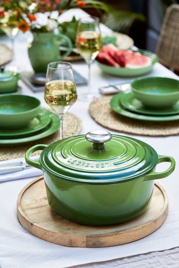 Le Creuset Signature round casserole 4.2 l - Bamboo Green - Le Creuset