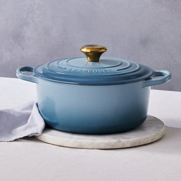 Le Creuset Signature round casserole 4.2 l - Chambray - Le Creuset