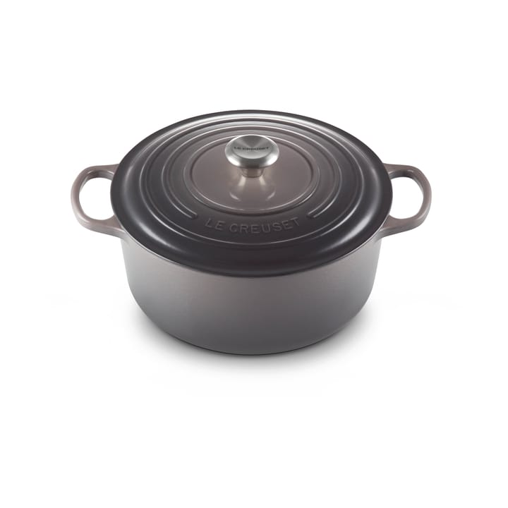 Le Creuset Signature round casserole 4.2 l, Flint Le Creuset