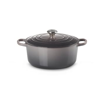 Le Creuset Signature round casserole 4.2 l - Flint - Le Creuset