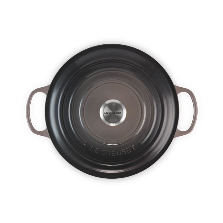 Le Creuset Signature round casserole 4.2 l, Flint Le Creuset