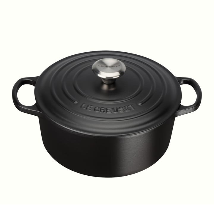 Le Creuset Signature round casserole 4.2 l - Matte Black - Le Creuset