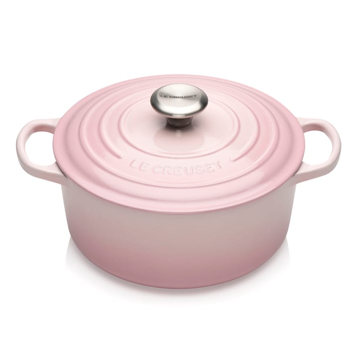 Le Creuset Signature round casserole 4.2 l - Shell pink - Le Creuset