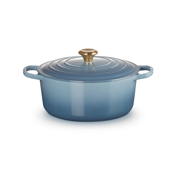 Le Creuset Signature round casserole 6.7 l, Chambray Le Creuset