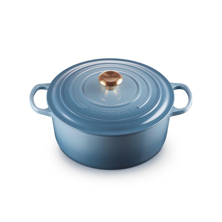 Le Creuset Signature round casserole 6.7 l, Chambray Le Creuset