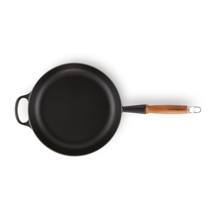 Le Creuset Signature sauce pan wooden handle 28 cm, Matte Black Le Creuset