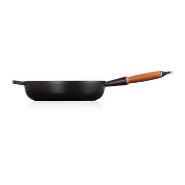 Le Creuset Signature sauce pan wooden handle 28 cm - Matte Black - Le Creuset