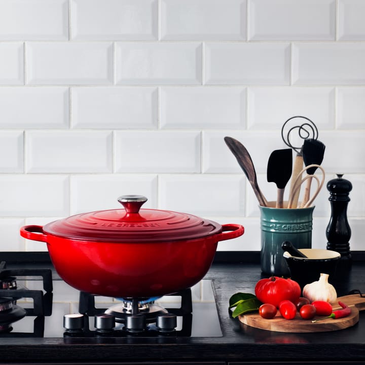 Le Creuset steak pan 32 cm, Cerise Le Creuset