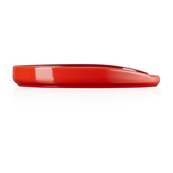 Oval holder for serving spoon, Cerise Le Creuset