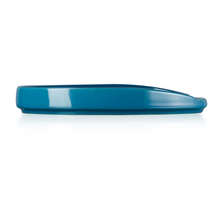 Oval holder for serving spoon, Deep Teal Le Creuset