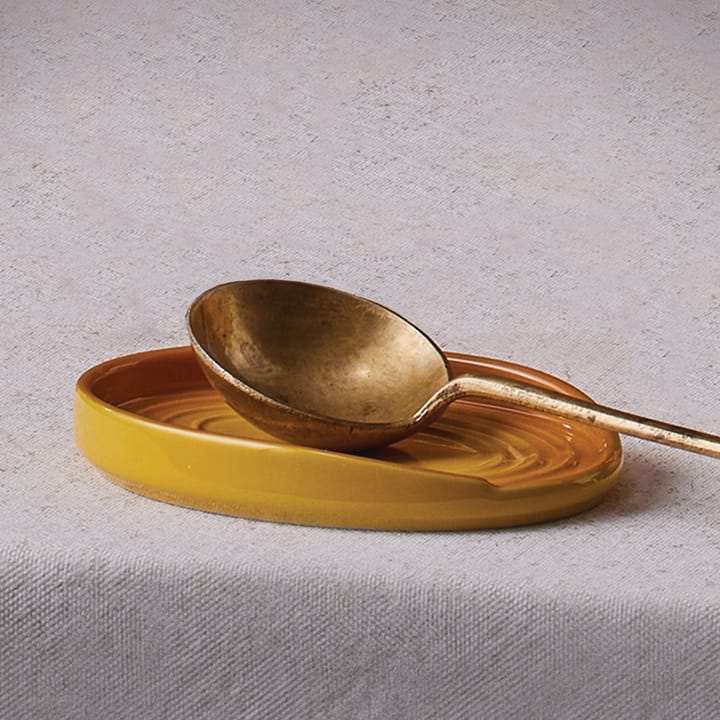 Oval holder for serving spoon, Nectar Le Creuset