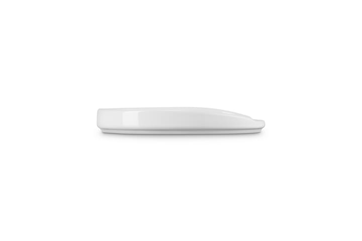 Oval holder for serving spoon, White Le Creuset