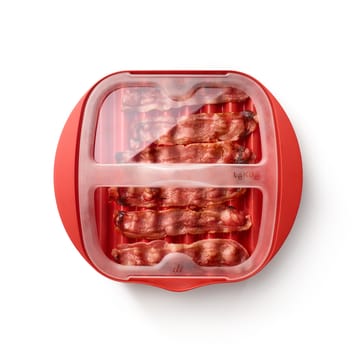 Lékué bacon mold for microwave - Red - Lékué