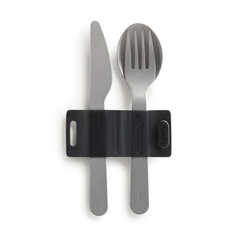 Lékué Basics To Go cutlery set 3 pieces - Stainless steel - Lékué