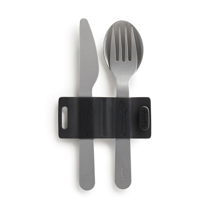 Lékué Basics To Go cutlery set 3 pieces, Stainless steel Lékué