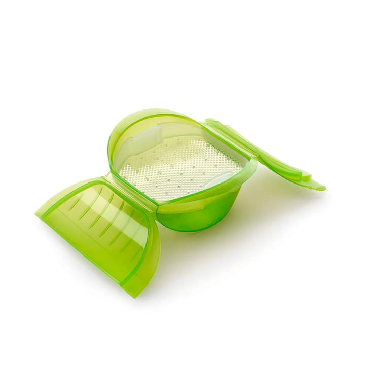 Lékué deep steam cooker micro tray 1-2 servings., Green Lékué