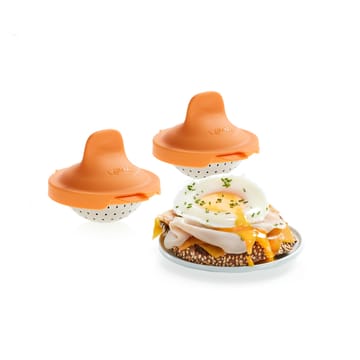 Lékué egg poacher 2-pack - Orange - Lékué