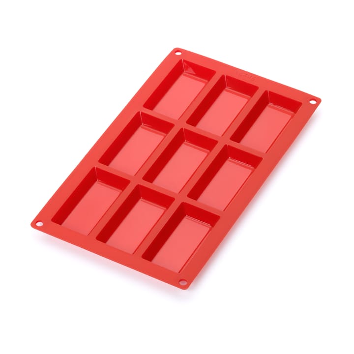 Lékué financier mold silicone 9 pcs - Red - Lékué