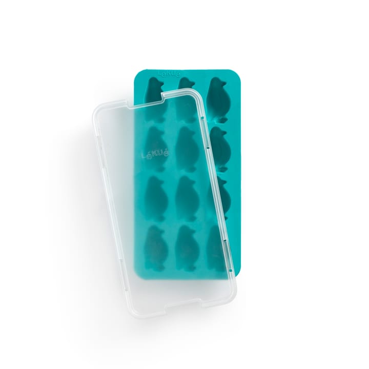 Lékué ice cube tray with lid turquoise, Penguin Lékué