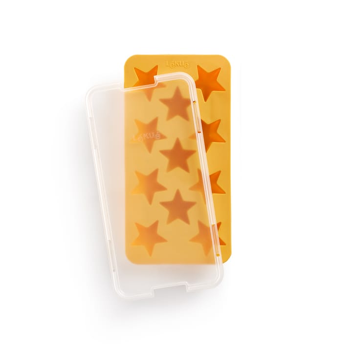 Lékué ice cube tray with lid yellow, Stars Lékué