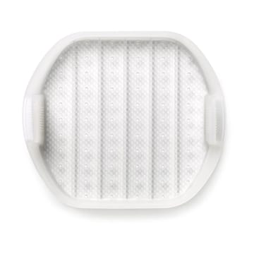 Lékué multifunction tray for deep 3-4 servings. - Transparent - Lékué