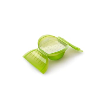 Lékué multifunction tray for deep 3-4 servings. - Transparent - Lékué