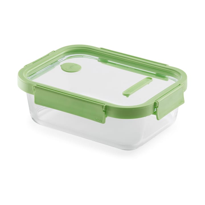 Lékué rectangular glass lunchbox 1.52 L - Green - Lékué