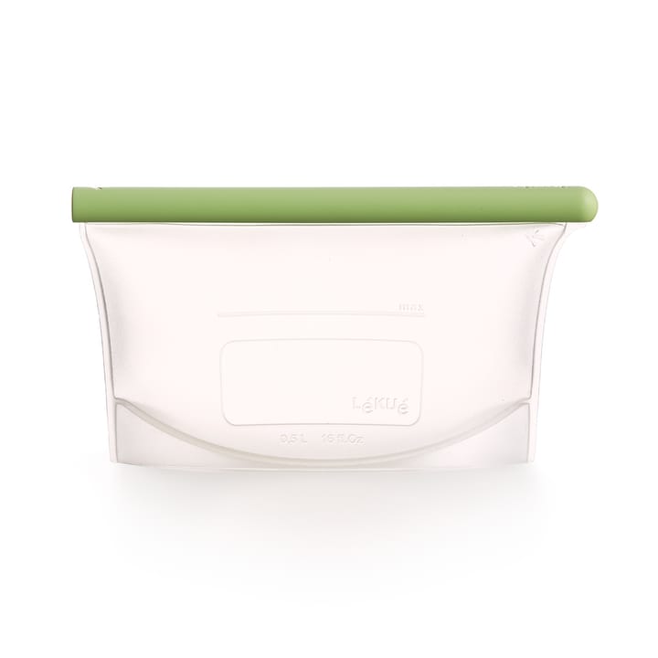 Lékué reusable silicone bag green, 0.5 L Lékué