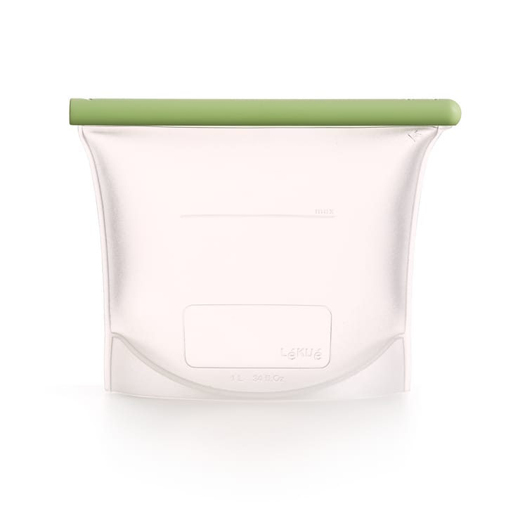 Lékué reusable silicone bag green - 1 L - Lékué