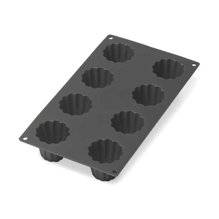 Lékué silicone mold canelé bordelais 8 pcs - Black - Lékué