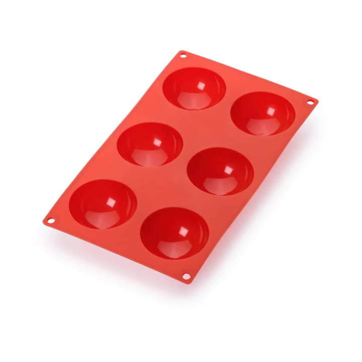 Lékué silicone mold half-sphere 6 pcs - Red - Lékué