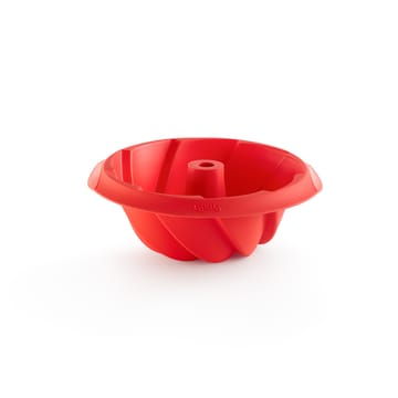 Lékué spiral-shaped savarin mold silicone - Red - Lékué