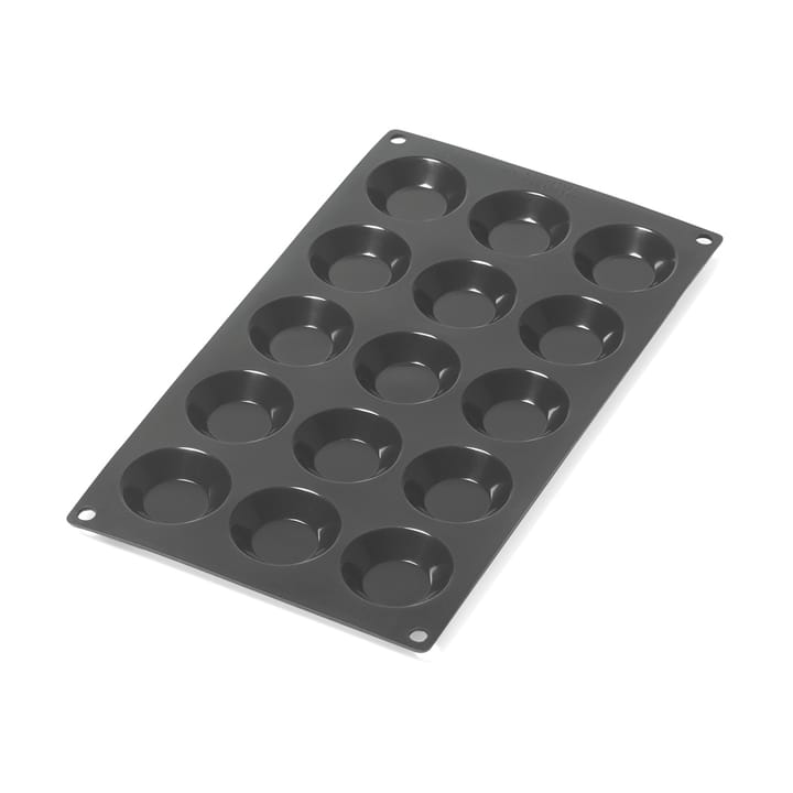 Lékué tartlet mold silicone 15 pcs - Black - Lékué