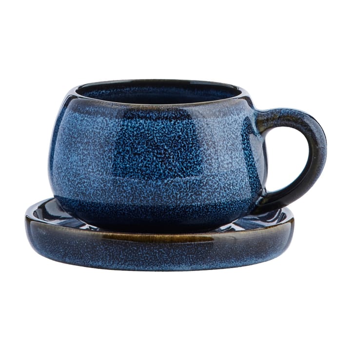 Amera espresso cup and saucer 8 cl, Blue Lene Bjerre