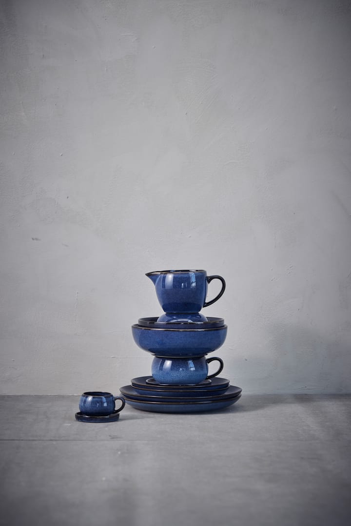 Amera espresso cup and saucer 8 cl, Blue Lene Bjerre