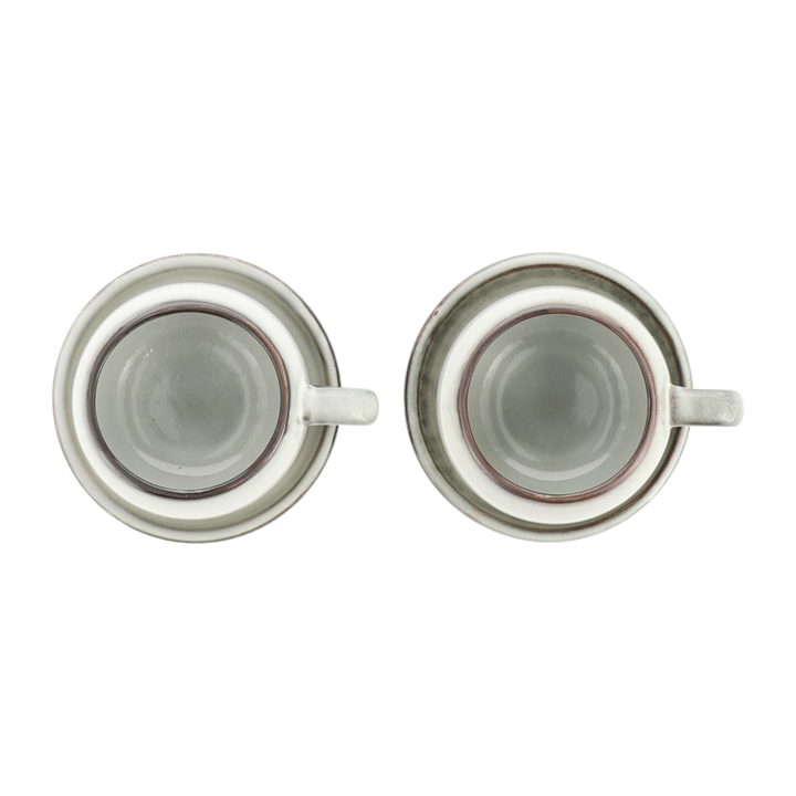 Amera espressocup with saucer, white sands Lene Bjerre