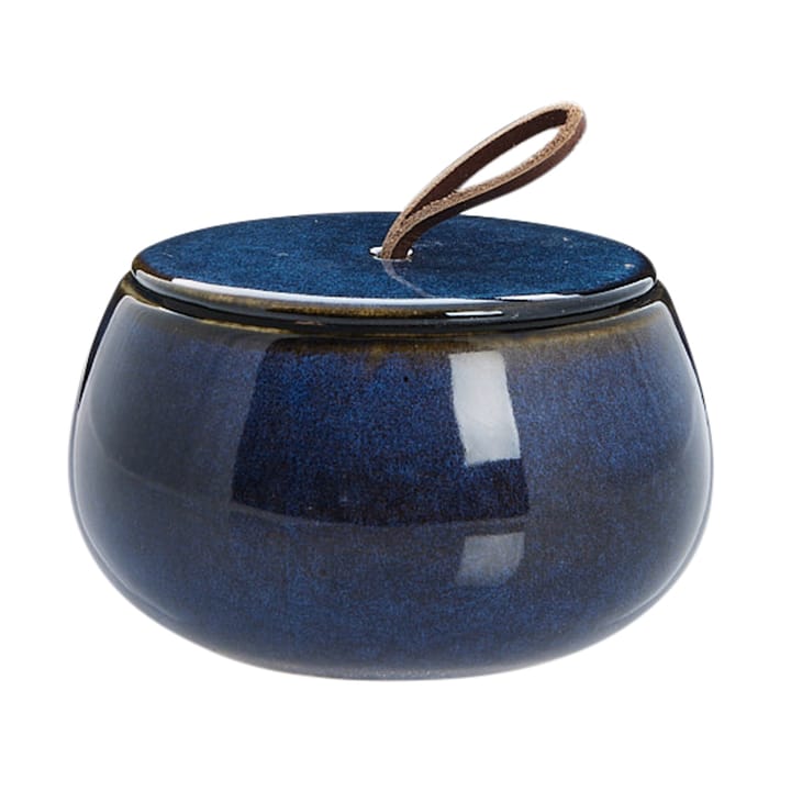 Amera storage jar with lid blue, Ø11.5 cm Lene Bjerre