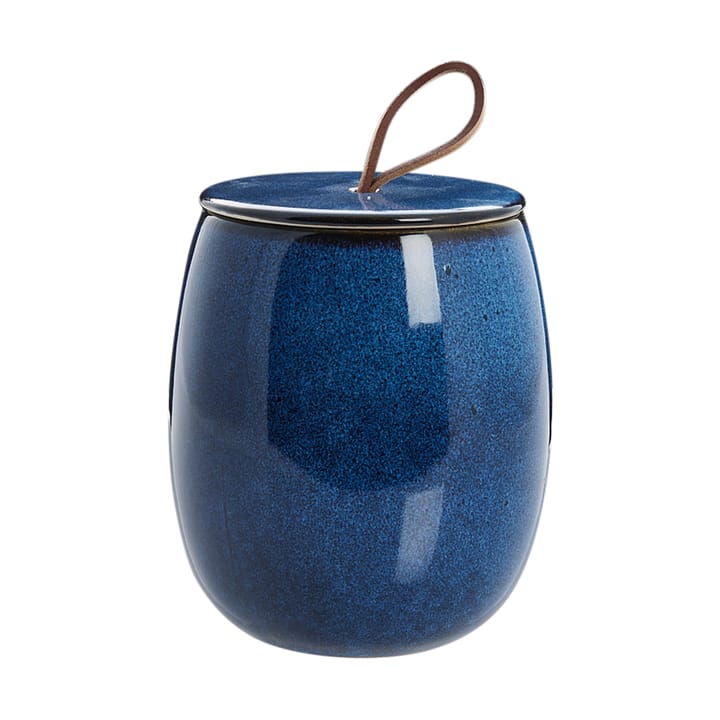 Amera storage jar with lid blue, Ø12 cm Lene Bjerre