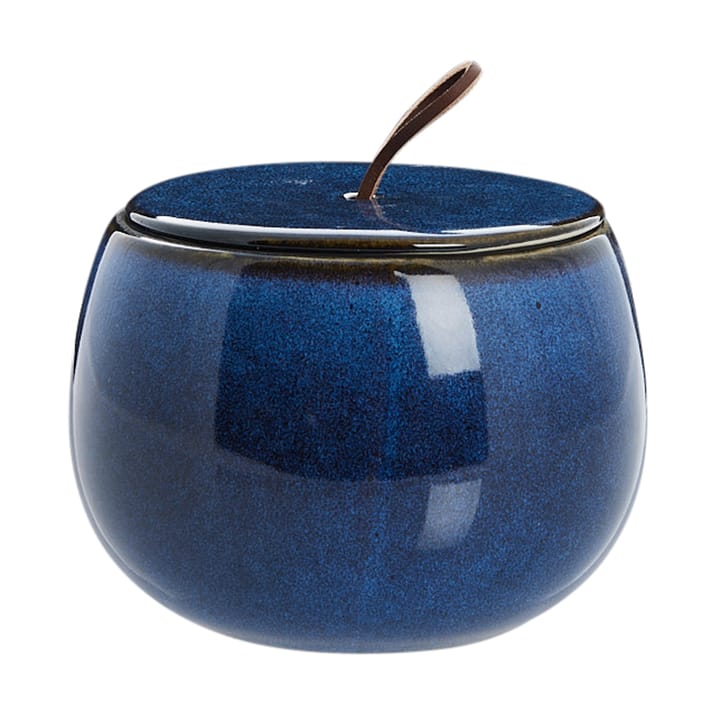 Amera storage jar with lid blue, Ø13.5 cm Lene Bjerre