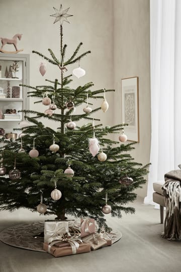 Cadelia bauble tree Ø8 cm - powder-light gold - Lene Bjerre