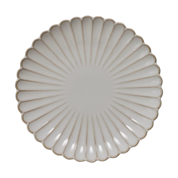 Camille plate Ø20.5 cm, Off white Lene Bjerre