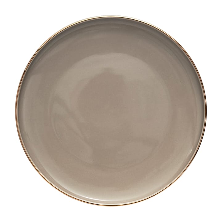 Clara plate Ø20 cm - Driftwood-light gold - Lene Bjerre